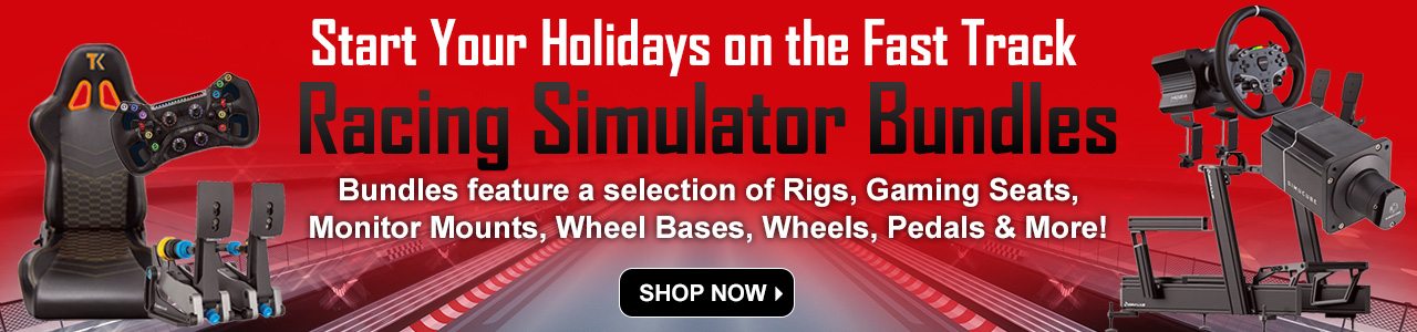 Start Your Holidays on the Fast Track Racing Simulator bundles - Shop Now