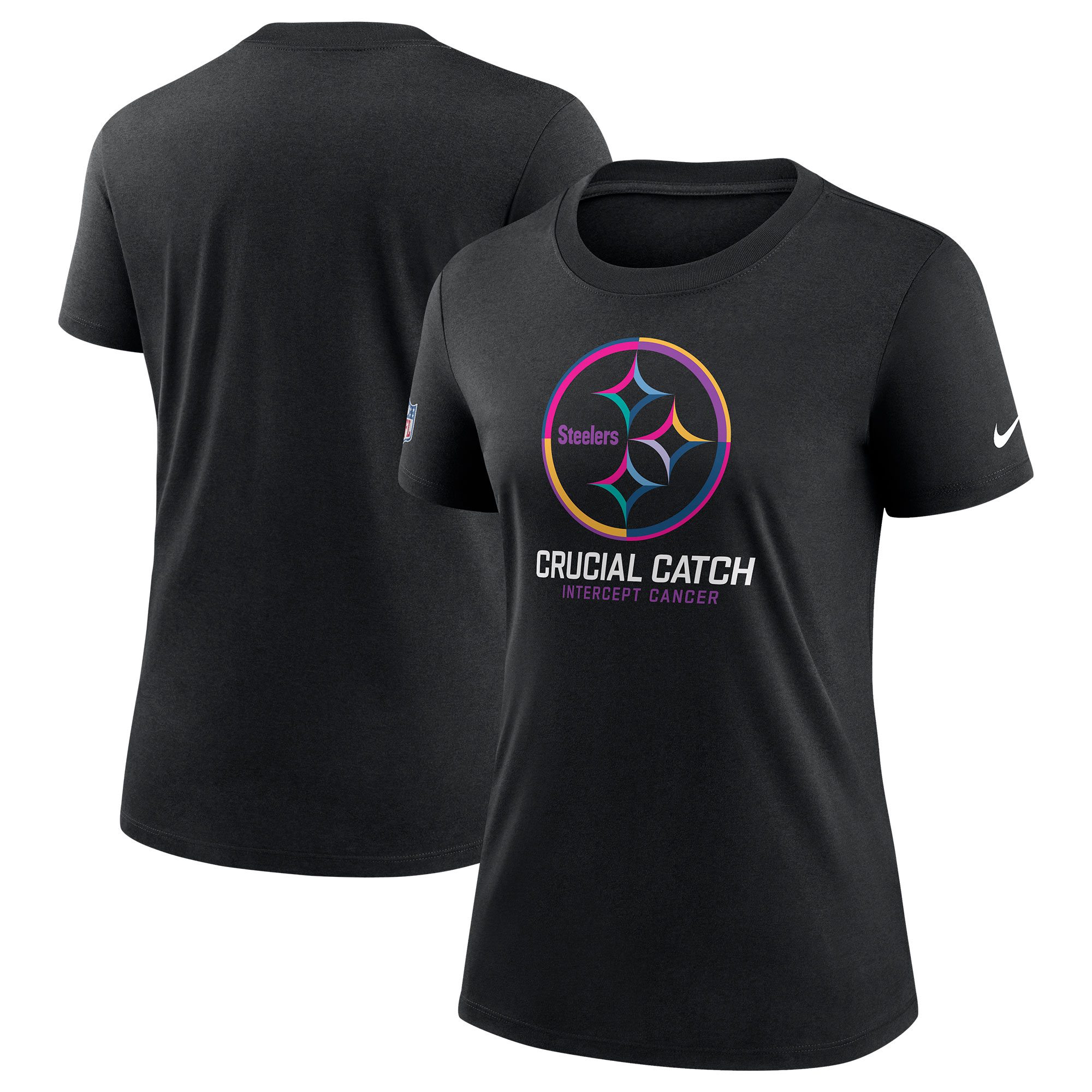  Nike Black 2024 NFL Crucial Catch Tri-Blend T-Shirt