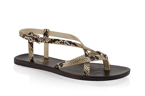 Criss Cross Thong Sandals