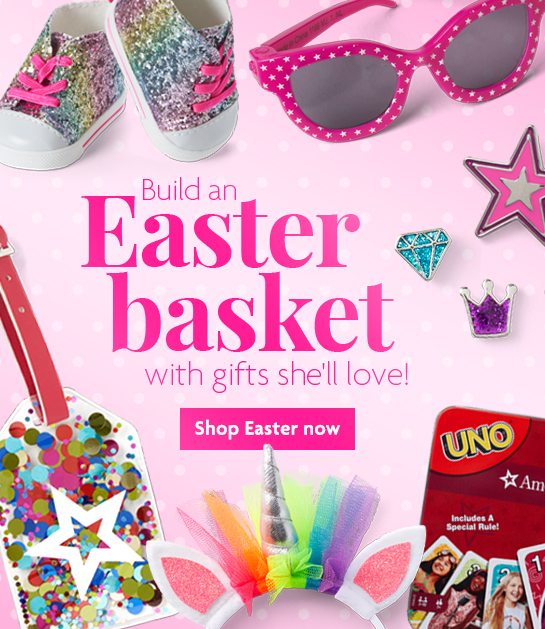 Build an Easter basket with gift she'll love! - Shop Easter now