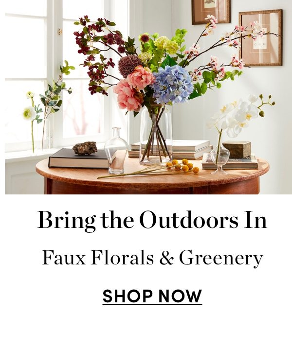 Faux Florals & Greenery