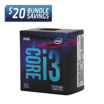 Intel Core i3-9100F Coffee Lake 3.6GHz Quad-Core LGA 1151 Boxed Processor