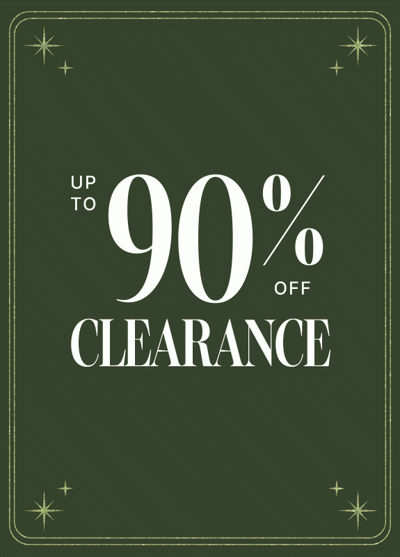 Up to 90% Off Clearance | Shop Now