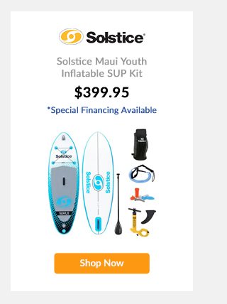 Solstice Maui Youth Inflatable SUP Kit
