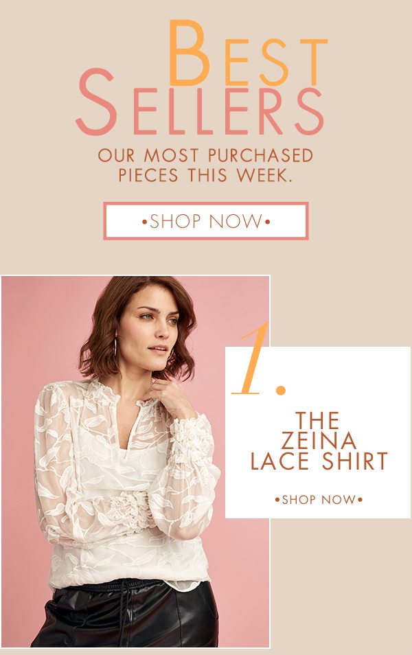 Best Seller - The Zeina Lace Shirt 