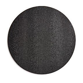 Reversible Snakeskin Round Placemat