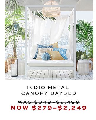 INDIO METAL CANOPY DAYBED