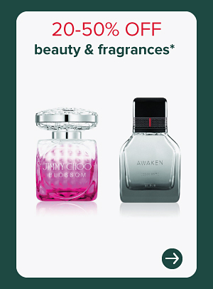 20-50% off beauty & fragrances*