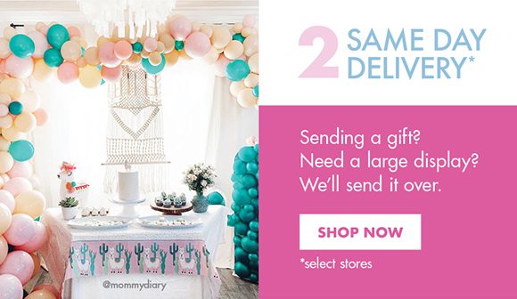 Same Day Delivery | Sending a gift? Need a large display? We'll send it over! | SHOP NOW