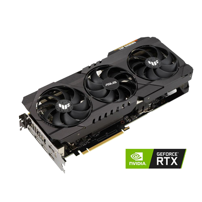 ASUS NVIDIA GeForce RTX 3090 TUF Gaming Overclocked Triple-Fan 24GB GDDR6X PCIe 4.0 Graphics Card