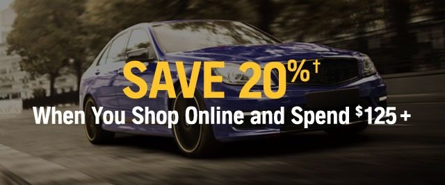 SAVE 20%† When You Shop Online and Spend $125+