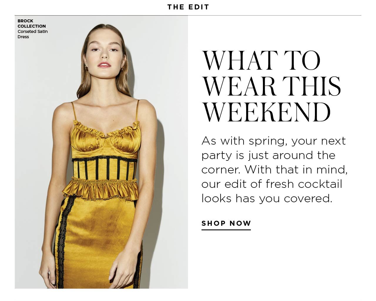 It's time for a new Spring party dress - Moda Operandi Email Archive