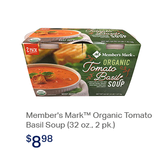 Member's Mark Organic Tomato Basil Soup (32 oz., 2 pk.)