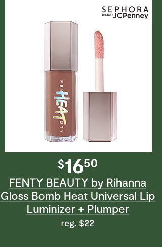 $16.50 FENTY BEATUY by Rihanna Gloss Bomb Heat Universal Lip Luminizer + Plumper reg. $22