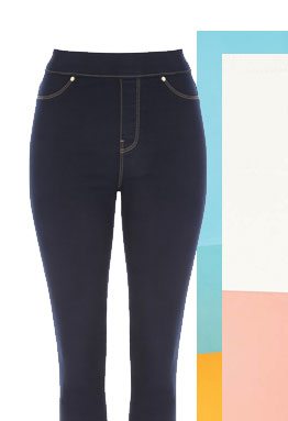 Dark blue jeggings