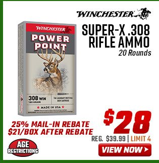 Winchester Super-X .308 Rifle Ammo