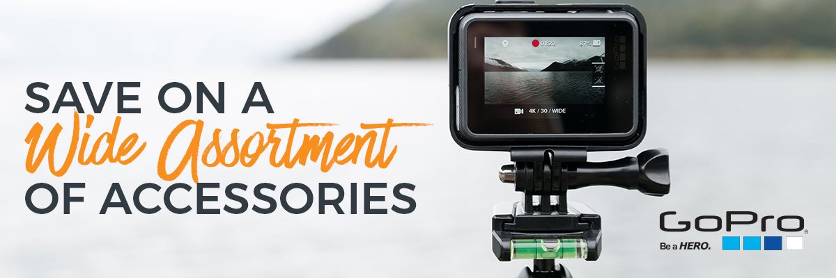 SAVE 20% OFF GOPRO ACCESSORIES