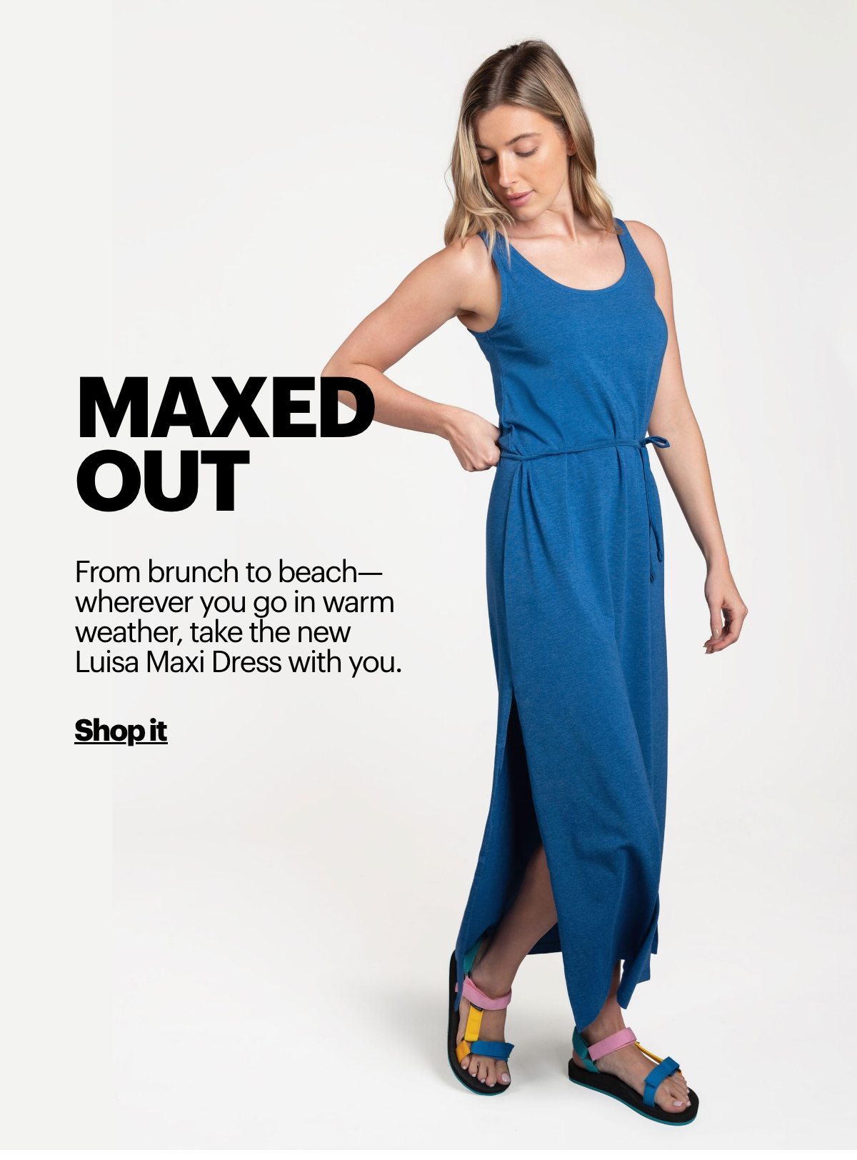 NEW THE LUISA MAXI DRESS Lol Email Archive