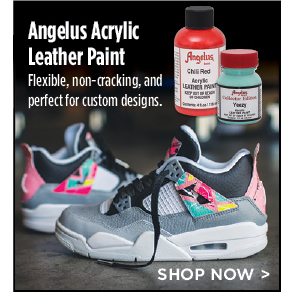 Angelus Acrylic Leather Paint - Flexible, non-cracking, and perfect for custom designs.