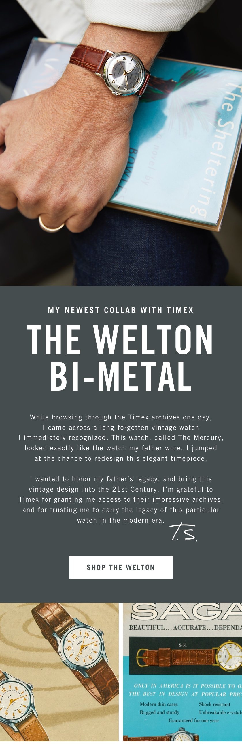 timex welton bi metal