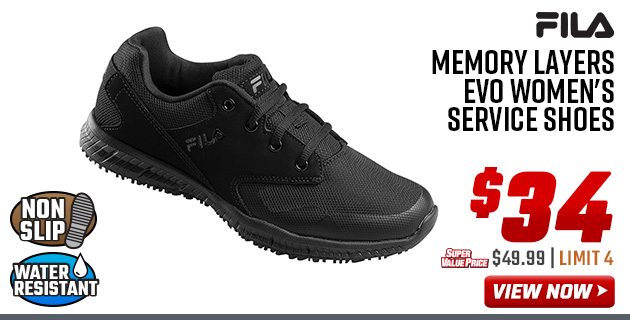 FILA Memory Layers EVO Women's Service Shoes