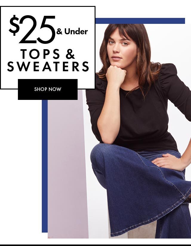 $25 & Under Tops & Sweaters Hero 3