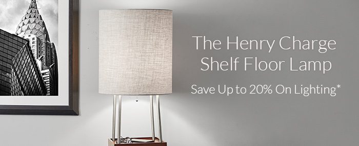 Save 20% on furniture and lighting!