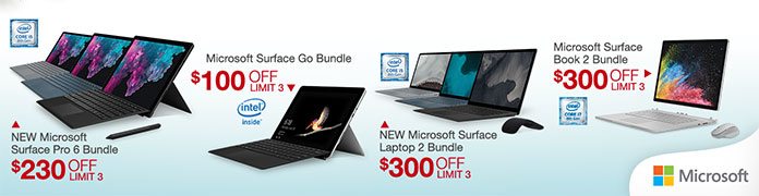 Microsoft Surface Up to $300 OFF select models.