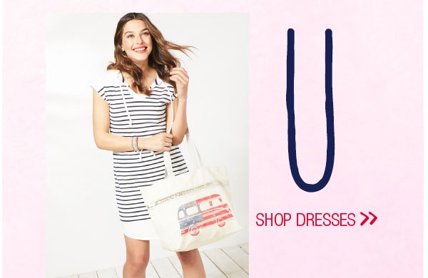 U. Shop dresses.