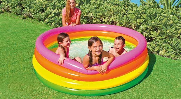 Intex Sunset Glow 4 Ring Paddling Pool