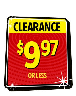 CLEARANCE $9.97 or less