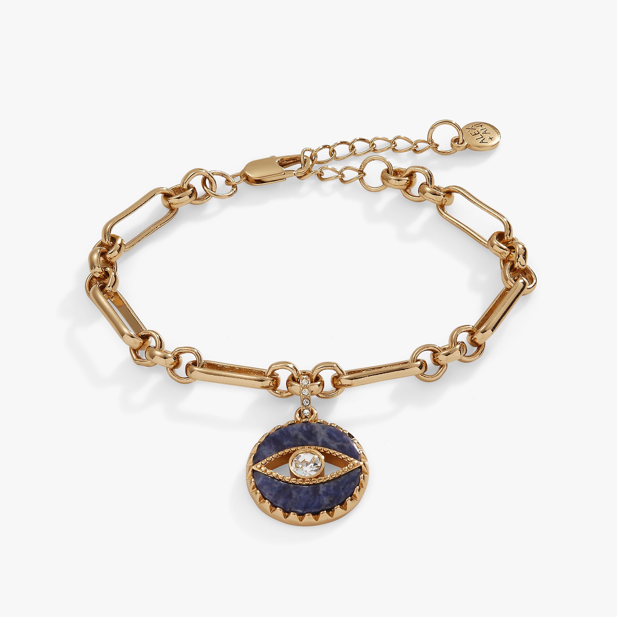 Image of Sodalite Evil Eye Chain Bracelet