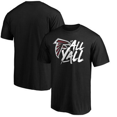 Atlanta Falcons NFL Pro Line by Fanatics Branded Falcons vs. All Y'all T-Shirt - Black