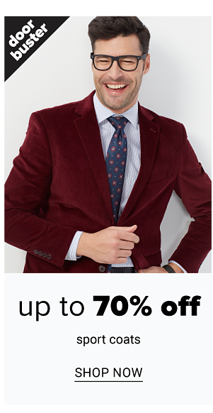 Up to 70% off sportcoats - Shop Now