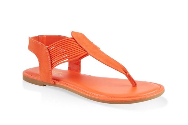 Corded Slingback Thong Sandals