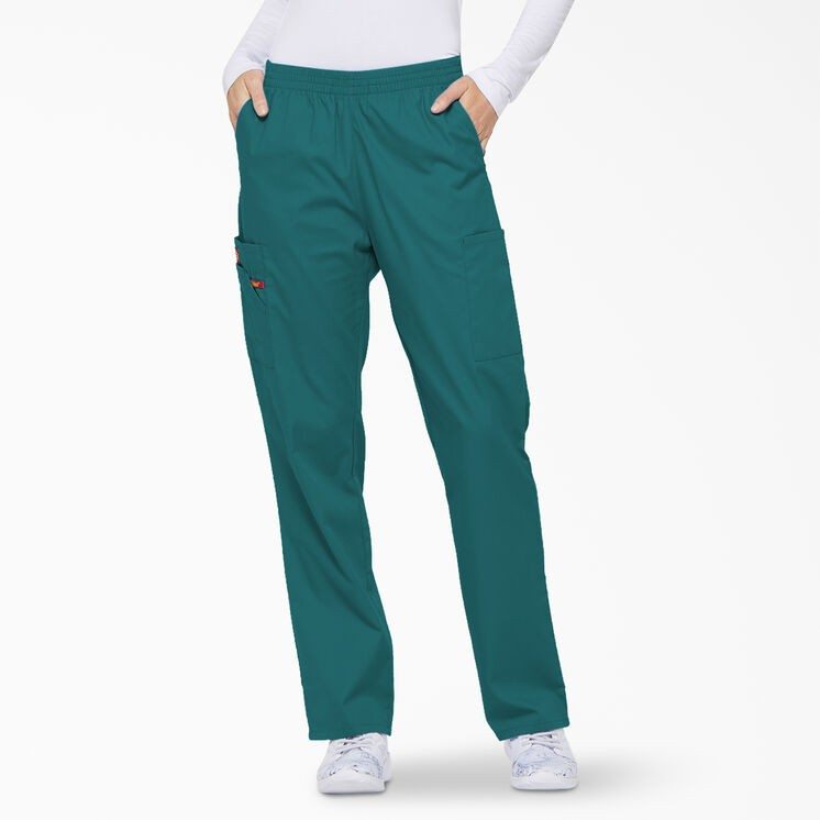 Womens EDS Signature Tapered Leg Cargo Scrub Pants