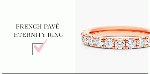 French Pavé Eternity Ring