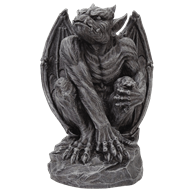 Snarling Gargoyle Statue