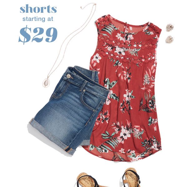 Shorts starting at $29.