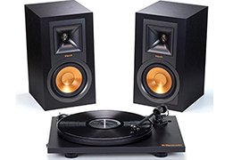Klipsch R-15PM Bluetooth Monitor Speakers + Pro-ject Turntable Bundle