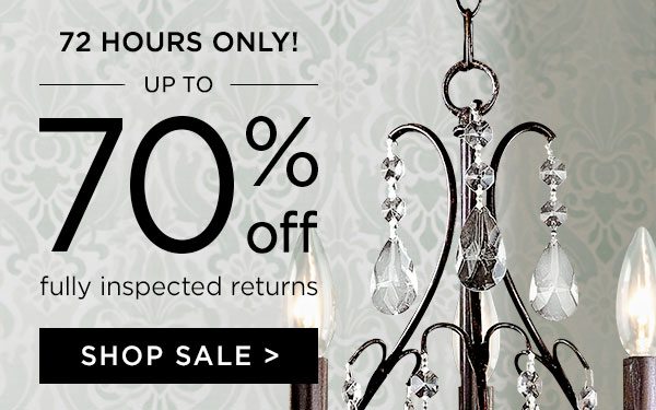 72 Hours Only! - Up To 70% Off - Fully Inspected Returns - Shop Sale - Ends 12/7