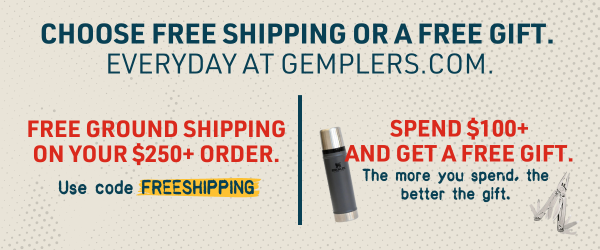 Choose Free Shipping or a Free Gift