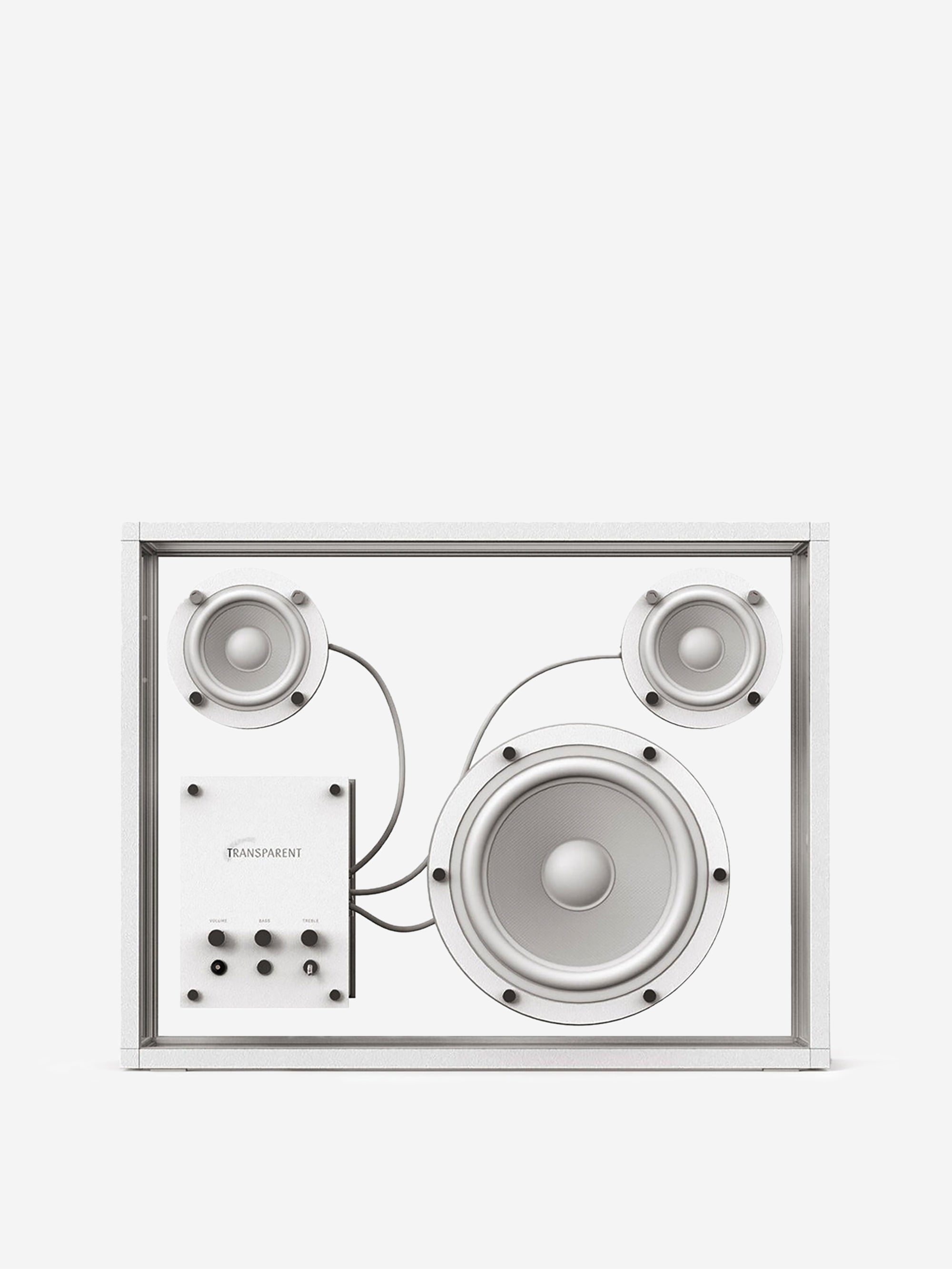 Image of Transparent Sound Large Speaker - White