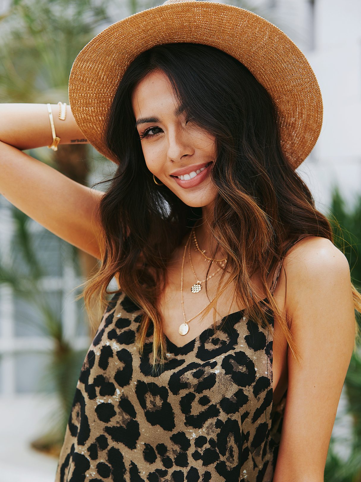 Casual Leopard V-neck Sleeveless Cami