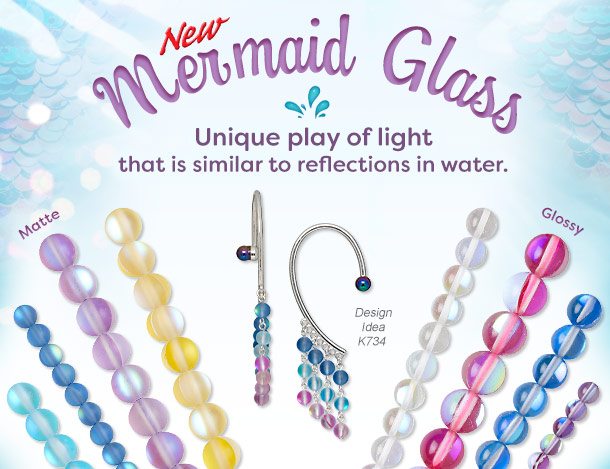 Mermaid Glass Beads