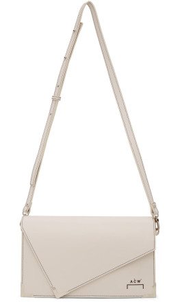 A-COLD-WALL* - Off White Leather Mies Clutch Bag