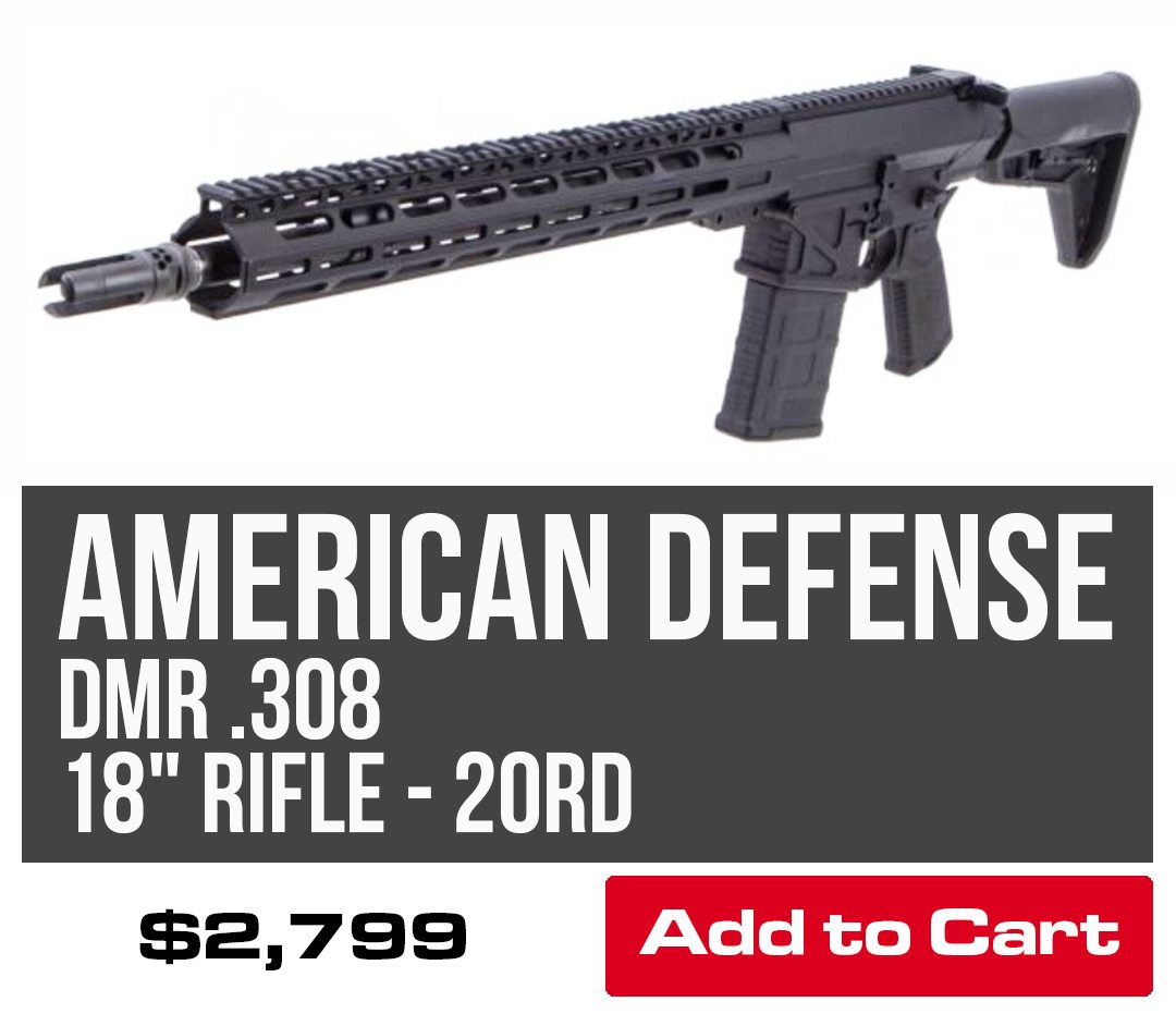  American Defense DMR .308 18" Rifle - 20rd 