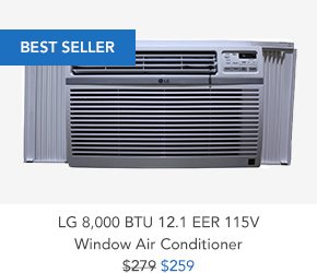 Shop LG 8,000 BTU 12.1 EER 115V Window Air Conditioner