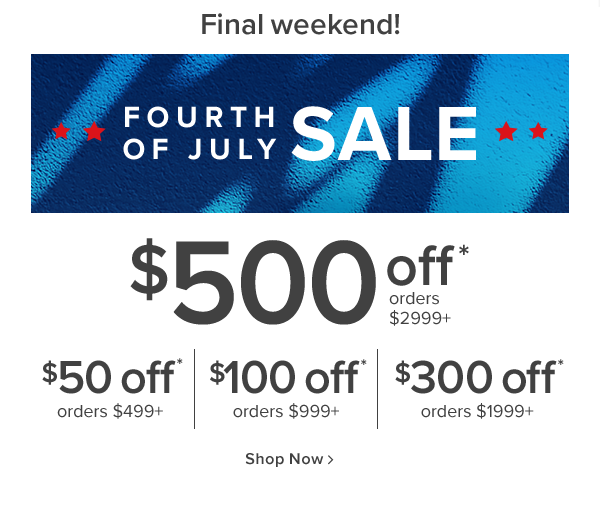 shop Fourth of July Sale