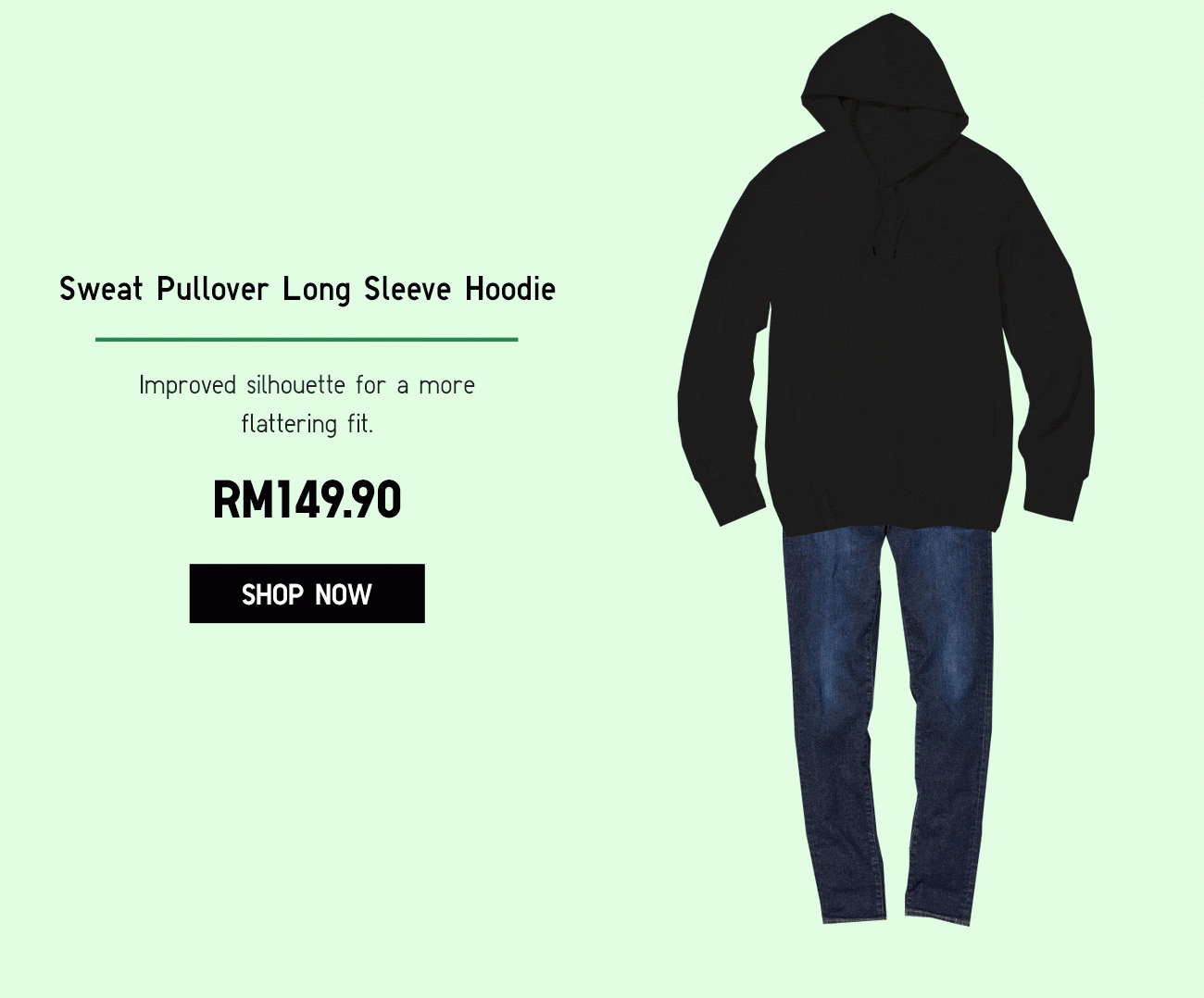 Sweat Pullover Long Sleeve Hoodie